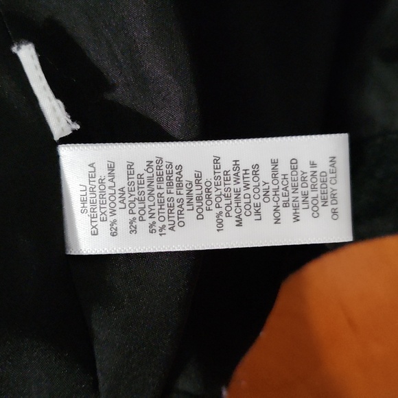 LOFT, Tall Medium, black wool moto jacket. - Picture 5 of 8